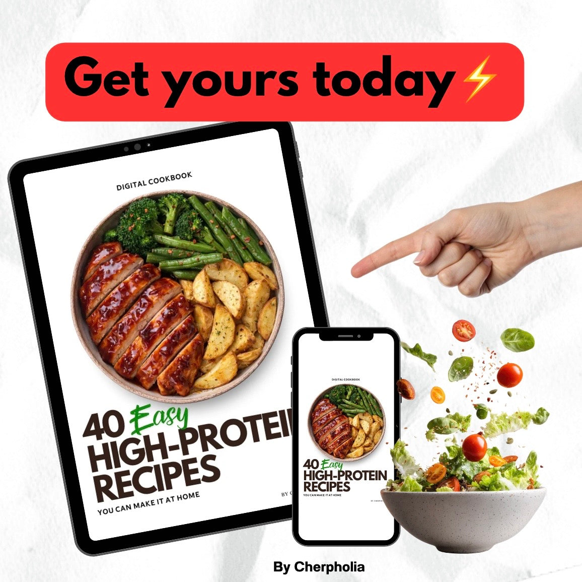40 Easy high-Protein Recipes (You can make it at home) PDF file Download