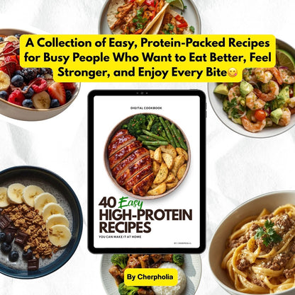 40 Easy high-Protein Recipes (You can make it at home) PDF file Download