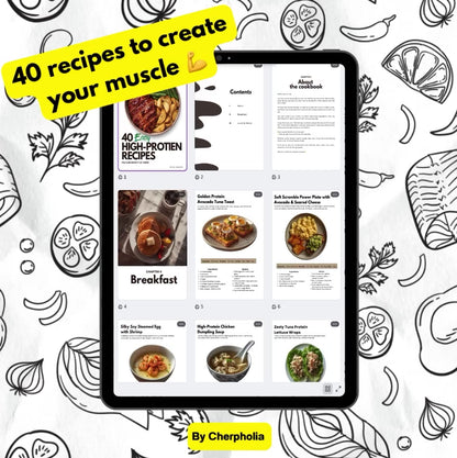 40 Easy high-Protein Recipes (You can make it at home) PDF file Download